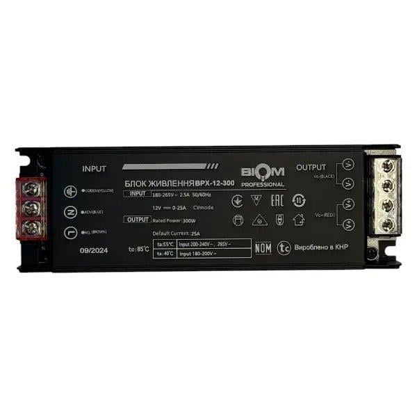 Блок живлення Biom Professional DC12 300W BPX-12-300 25А (2431310067) - фото 2