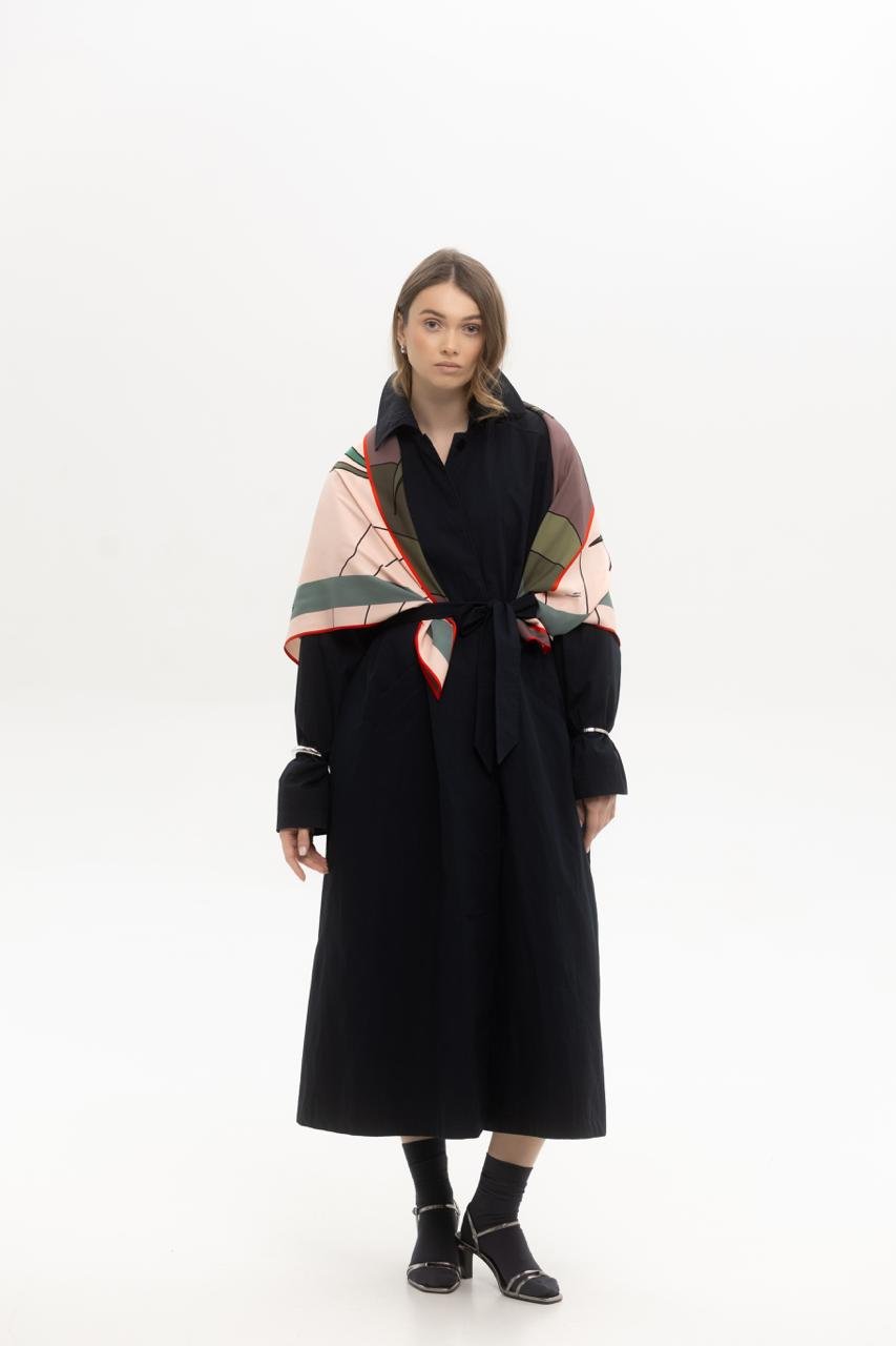 Платок Стрелиция шелковый односторонняя печать 55х55 см Разноцветный (27558046) - фото 6 Платок Стрелиция шелковый односторонняя печать 55х55 см Разноцветный (27558046) - фото 6