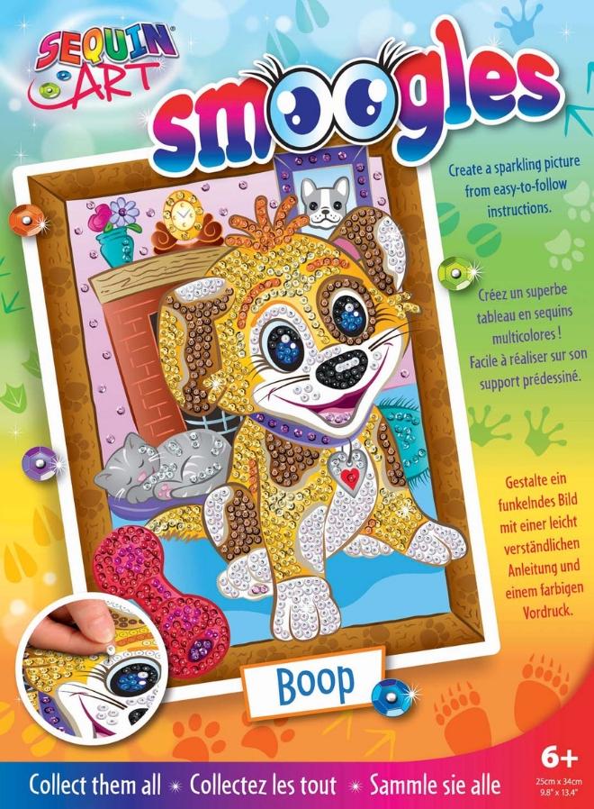 Детская картина из блесток Sequin Art Smoogles Щенок 25х34 см от 6 лет (SA1816)
