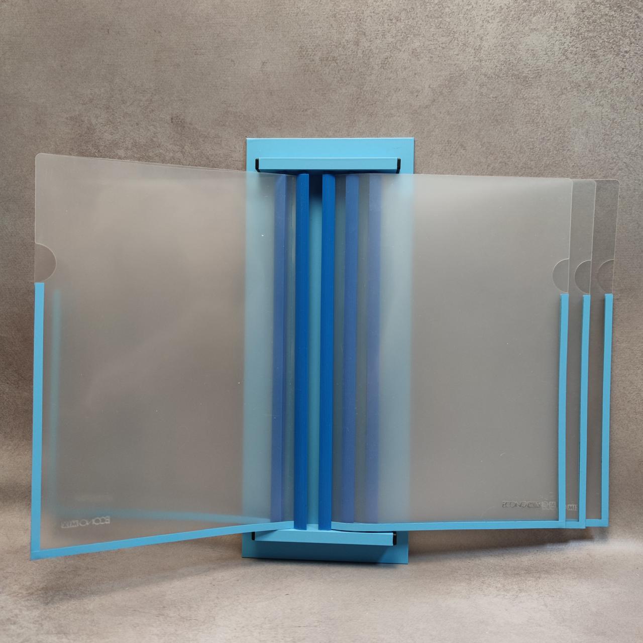 Стенд-книжка Эконом на 5 карманов без заголовка Голубой (1579876397) - фото 2 Стенд-книжка Эконом на 5 карманов без заголовка Голубой (1579876397) - фото 2