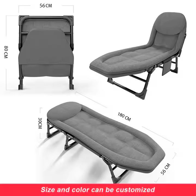 Кровать раскладная Jet Folding-Bed Генерал до150 кг 200x70x30 см (25879147) - фото 2