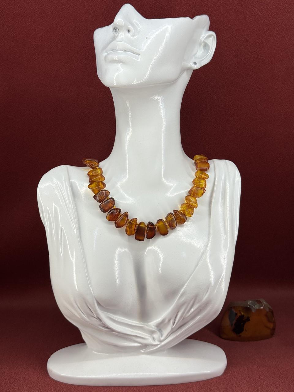 Бусы из янтаря лечебные 45 см (н-750)