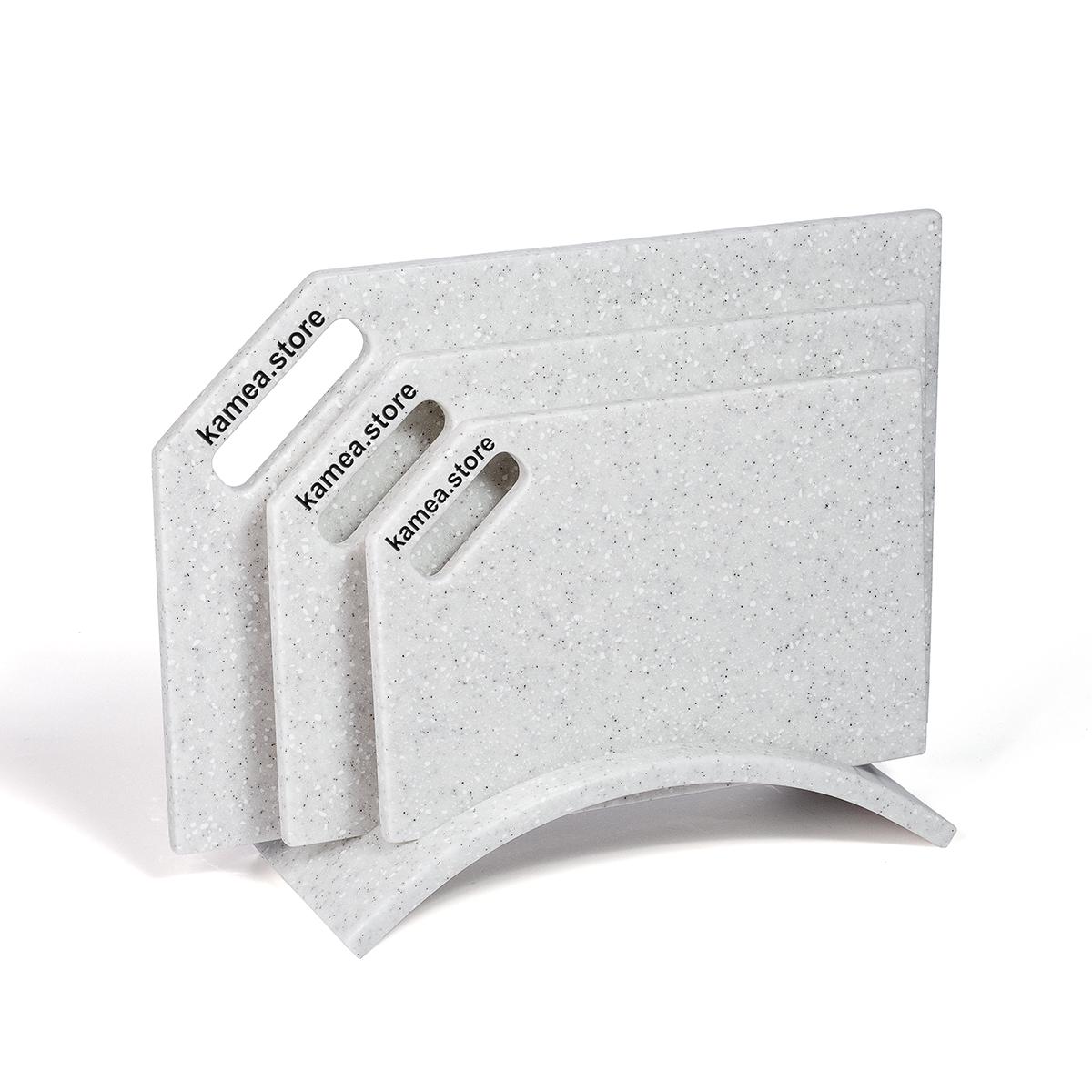 Набір дощок кухонних Kamea із штучного каменю Poppy Seed - фото 2 Набір дощок кухонних Kamea із штучного каменю Poppy Seed - фото 2