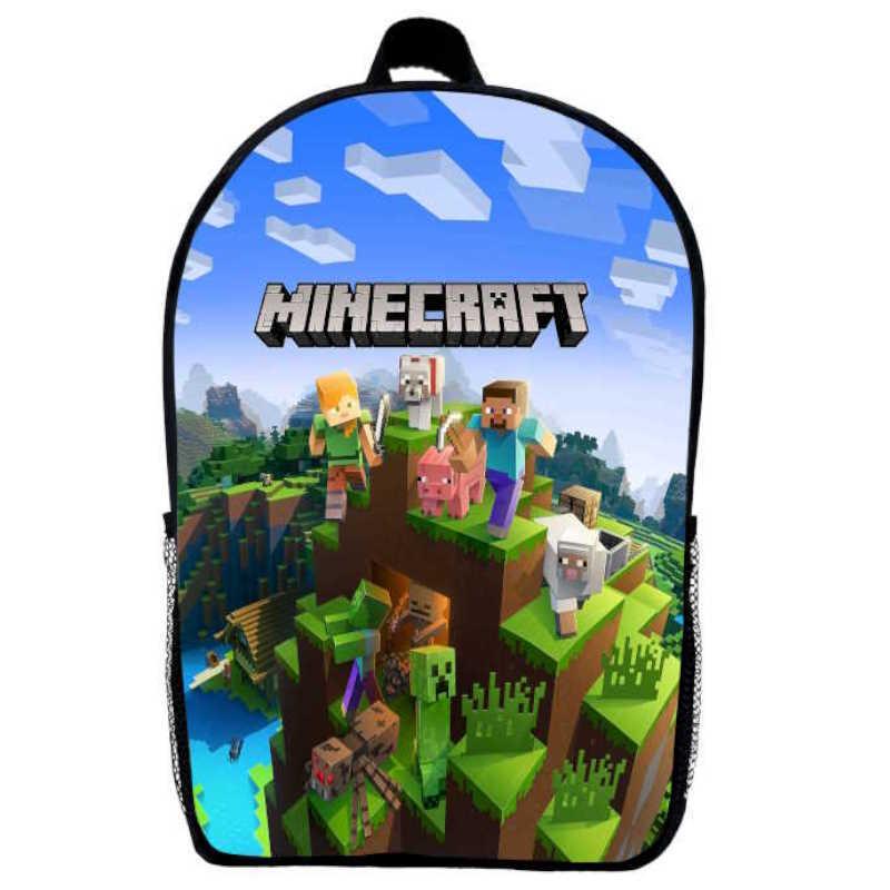 Школьный рюкзак детский с принтом Minecraft M04 29х21х9 см 5 л Черный (2181713720) Школьный рюкзак детский с принтом Minecraft M04 29х21х9 см 5 л Черный (2181713720)