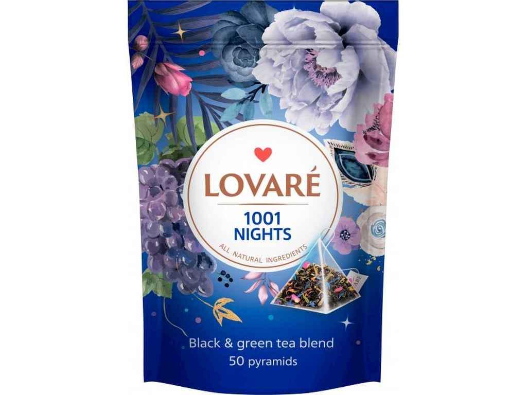 Смесь чая Lovare 1001 ночь 50 пакетиков пирамидки (987420)