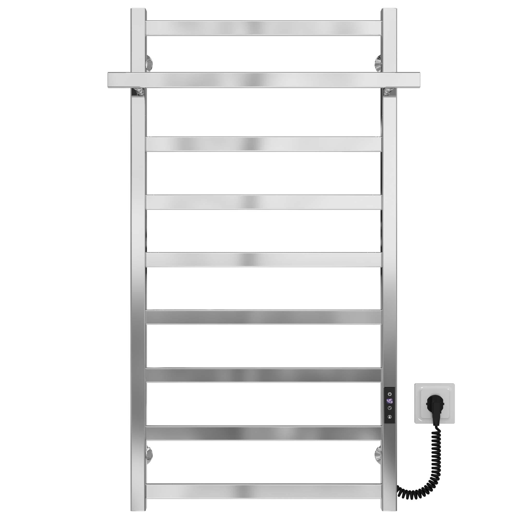 Полотенцесушитель электрический Deffi Nicolе П9 JD04 нержавеющая сталь 500х1000 мм Хром (A.NI.100.50.9.ECR2)