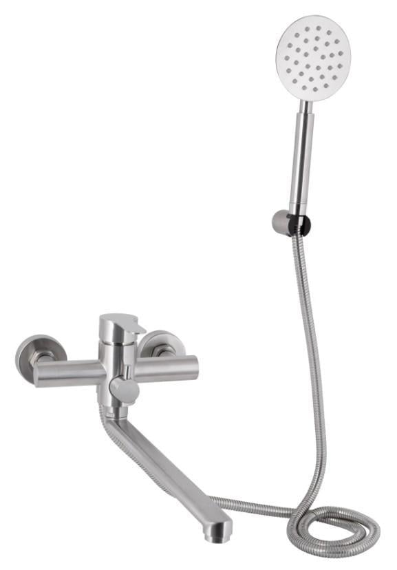 Смеситель для ванны Brinex Pure 005 Nickel (BRIPUR005NKL) Смеситель для ванны Brinex Pure 005 Nickel (BRIPUR005NKL)