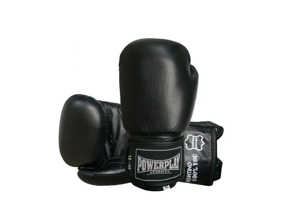 Боксерські рукавички PowerPlay 3088 14 унцій Чорний (PP_3088_14oz_Black_bes309)