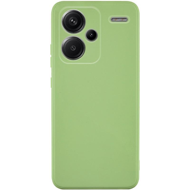 Противоударный Силиконовый чехол Candy Full Camera для Xiaomi Redmi Note 13 Pro+ Фисташковый