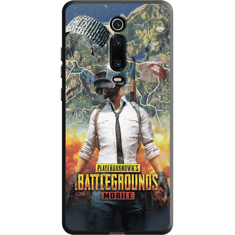 Чехол BoxFace Xiaomi Mi 9T / Mi 9T Pro PUBG Mobile Черный силикон (37376-up2309-38687)