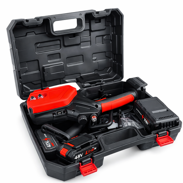 Пила цепная 12″ 2 аккумулятора 48V Li-ion пластиковый кейс (N12482)