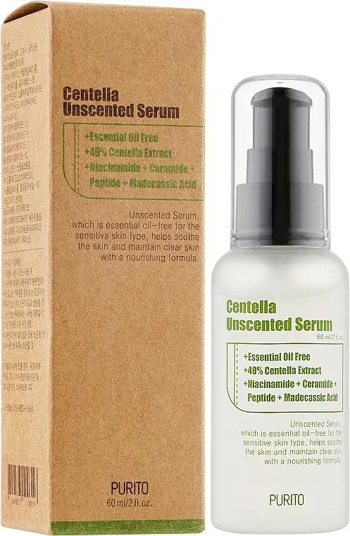 Сыворотка для лица PURITO Centella Unscented Serum с экстрактом центеллы без масел 60 мл (746_1670)