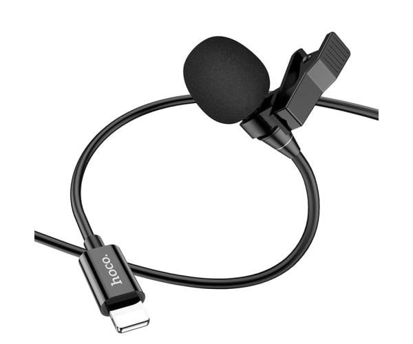 Микрофон петличный Hoco L14 Lightning 2 м Black - фото 5