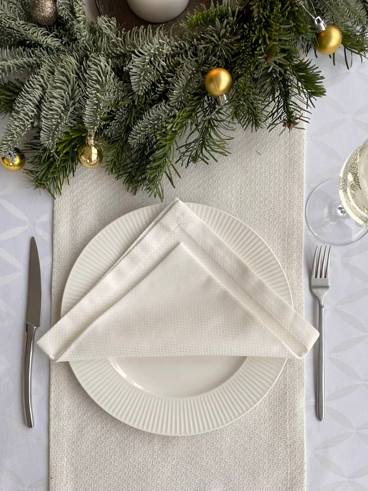 Салфетка из хлопкового жаккарда Giza 87 Christmas Fine Dining Белый (31159946) Салфетка из хлопкового жаккарда Giza 87 Christmas Fine Dining Белый (31159946)