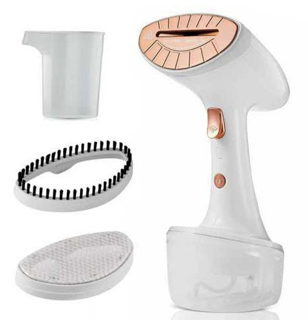 Відпарювач ручний BITEK BT-1285 парова ручна праска щітка для одягу c насадками 1600 Вт