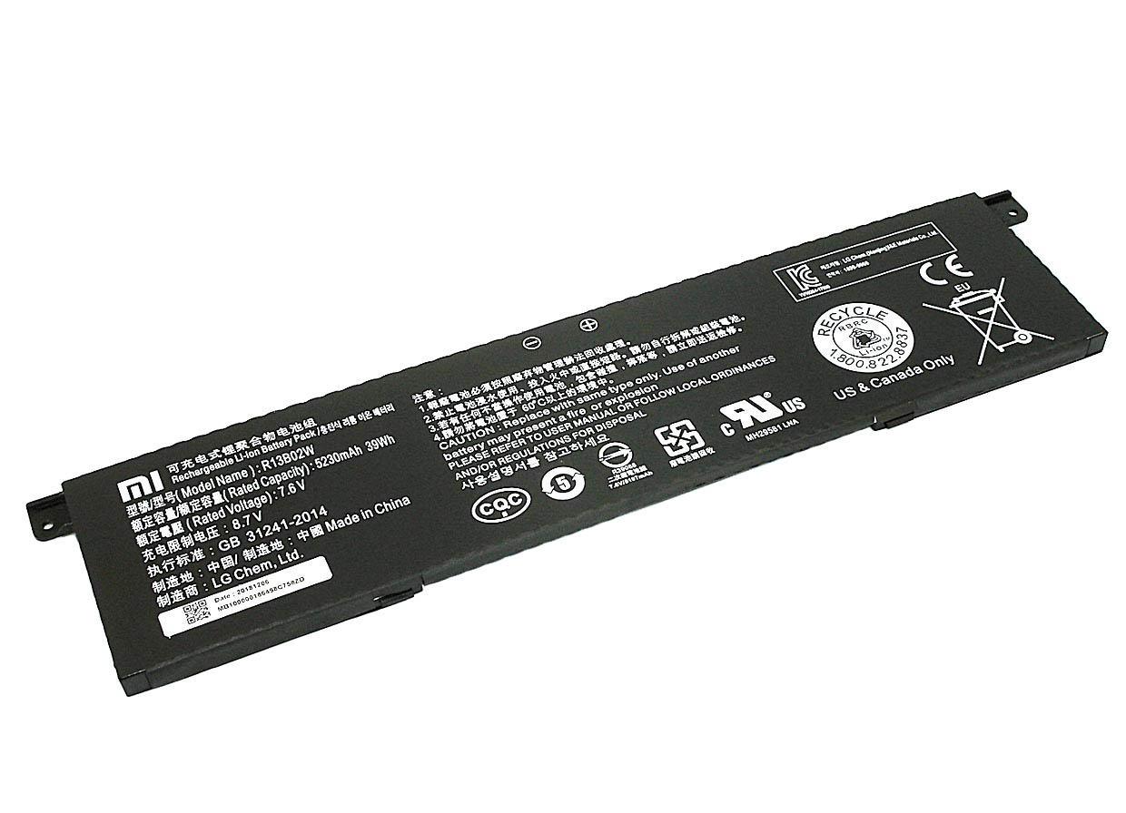 Аккумулятор для ноутбука Xiaomi R13B02W Mi Air 13,3 7,66 V 5230 mAh (064498)