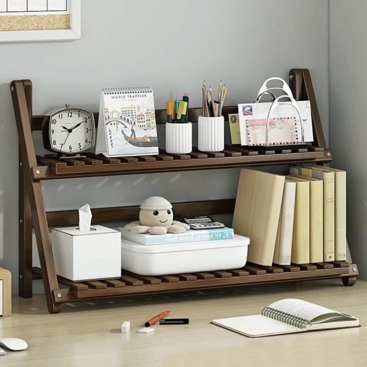 Полиця книжкова настільна з дерева Еліріо Сепія (КПА-014708)