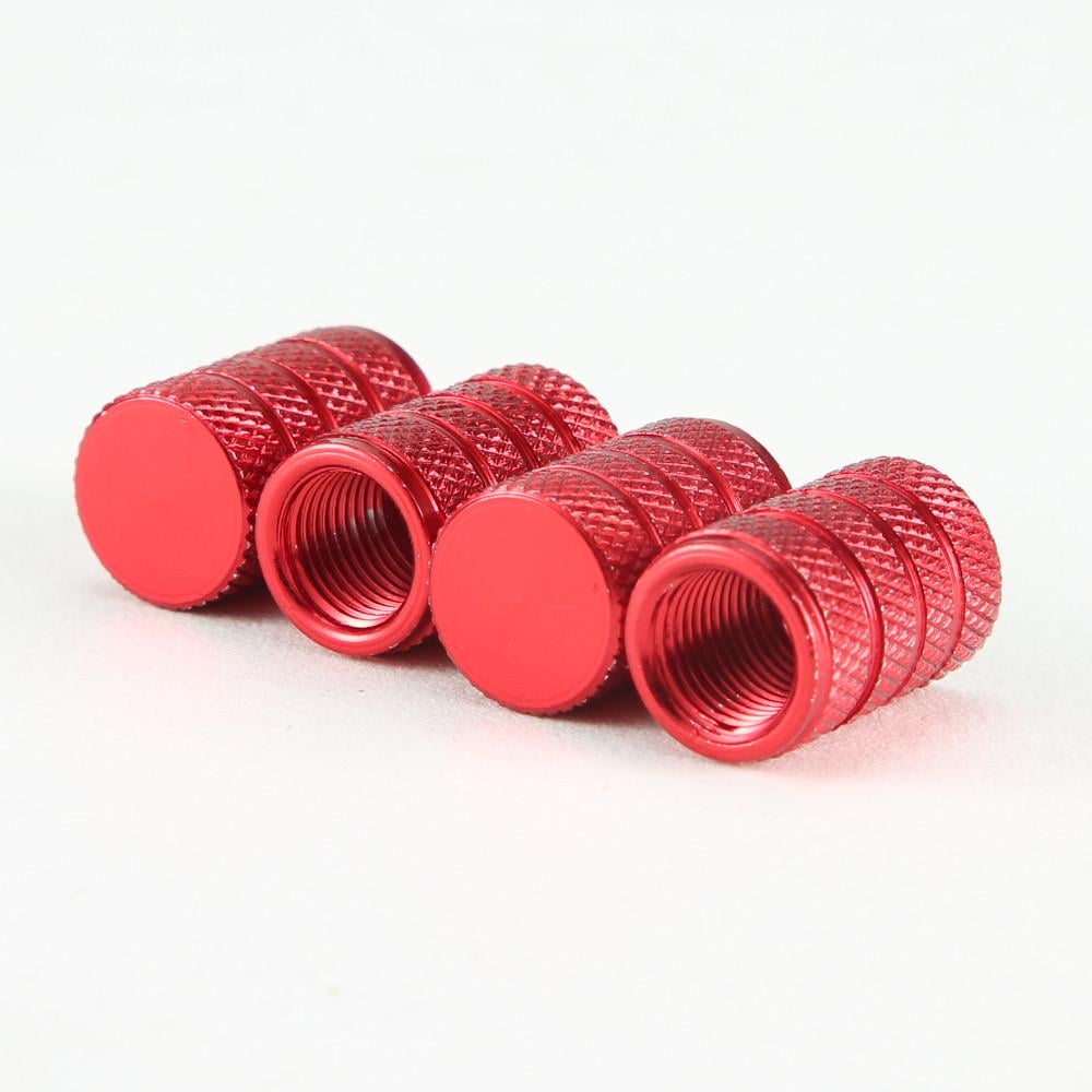 Набор колпачков на ниппель SUNROZ Caps для автомобиля 3Stripes Classic 4 шт. Red (A67188) Набор колпачков на ниппель SUNROZ Caps для автомобиля 3Stripes Classic 4 шт. Red (A67188)