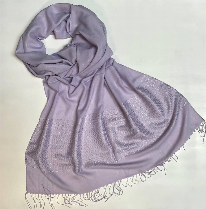 Шарф женский Волна Сиреневый (ШарфВоск14)