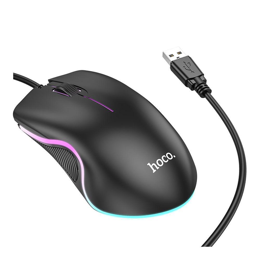Компьютерная мышка Hoco GM19 USB Черный (3001624140) - фото 4