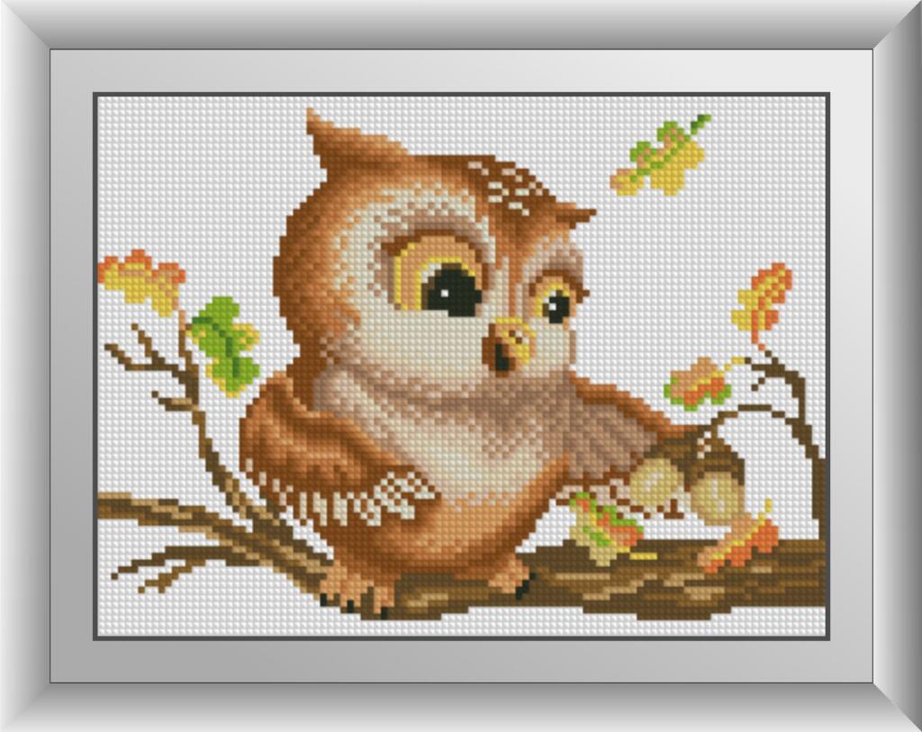 Алмазная мозаика Dream Art Сова 20x27 см (DA.30469)
