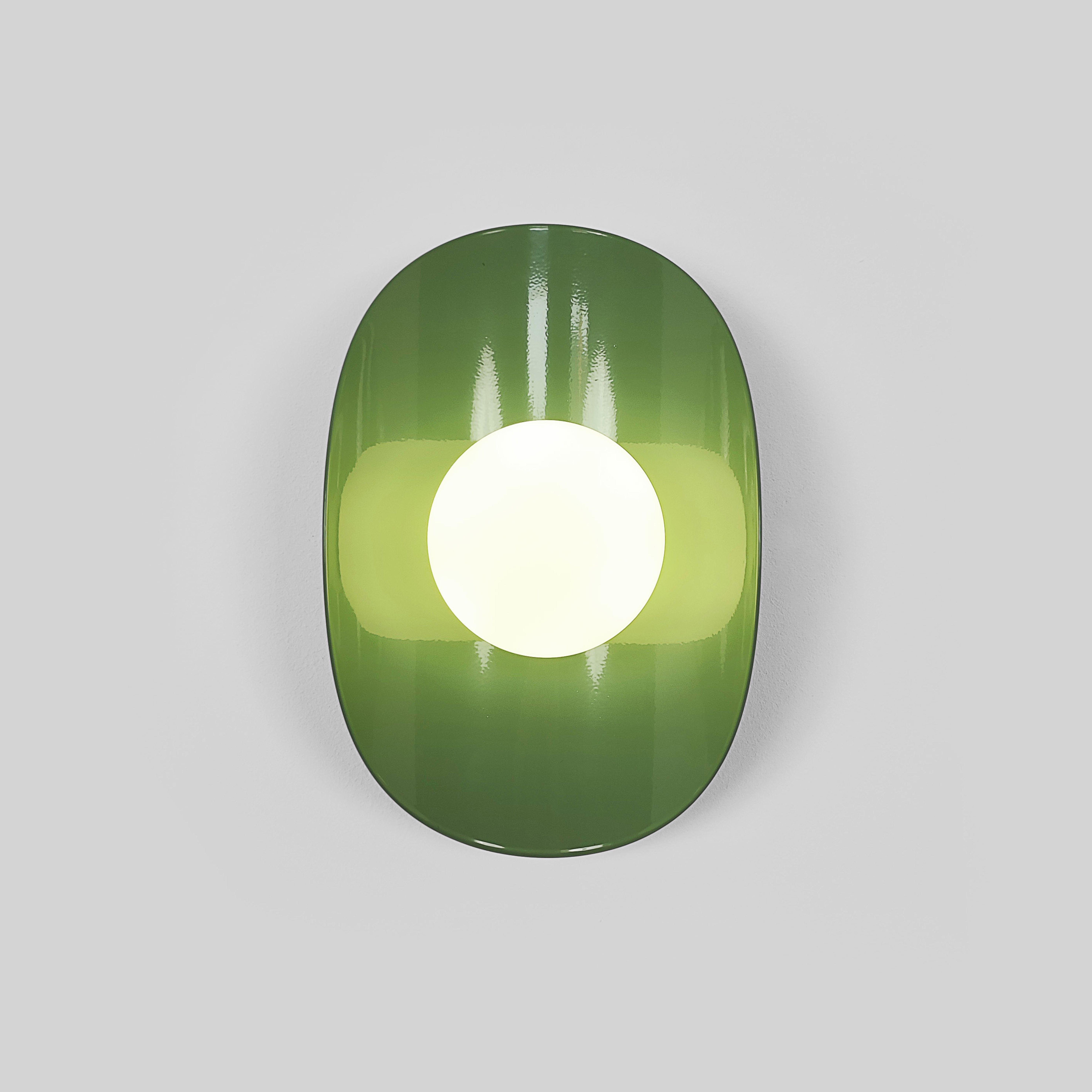 Настенный светильник Gaff Design с деталями из латуни Зеленый (BRASS45) - фото 2