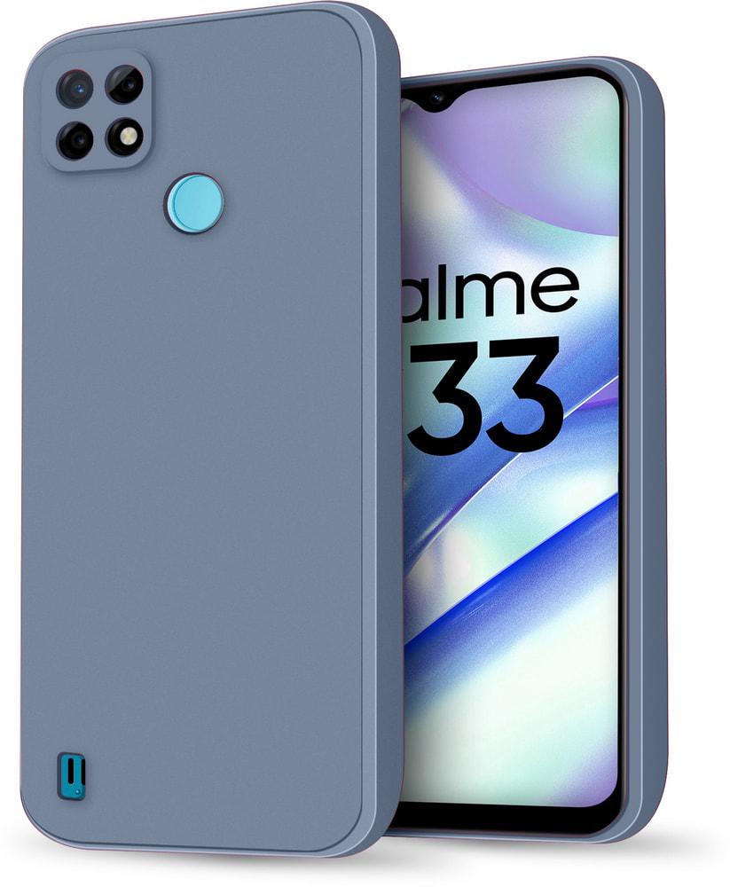 Силіконовий чохол HardCorner для Realme C21 Gray Blue (30672-6D)