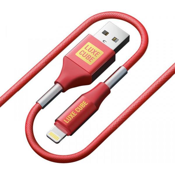 Кабель Luxe Cube Armored USB-Lightning 1м Red (8886668686099)