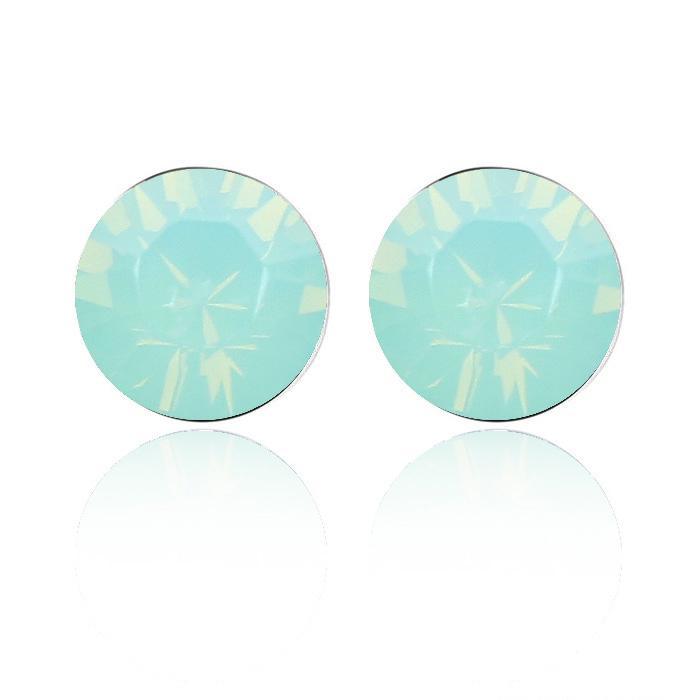 Серьги с кристаллами Сваровски Italina 06_2100 Italina Лунный камень