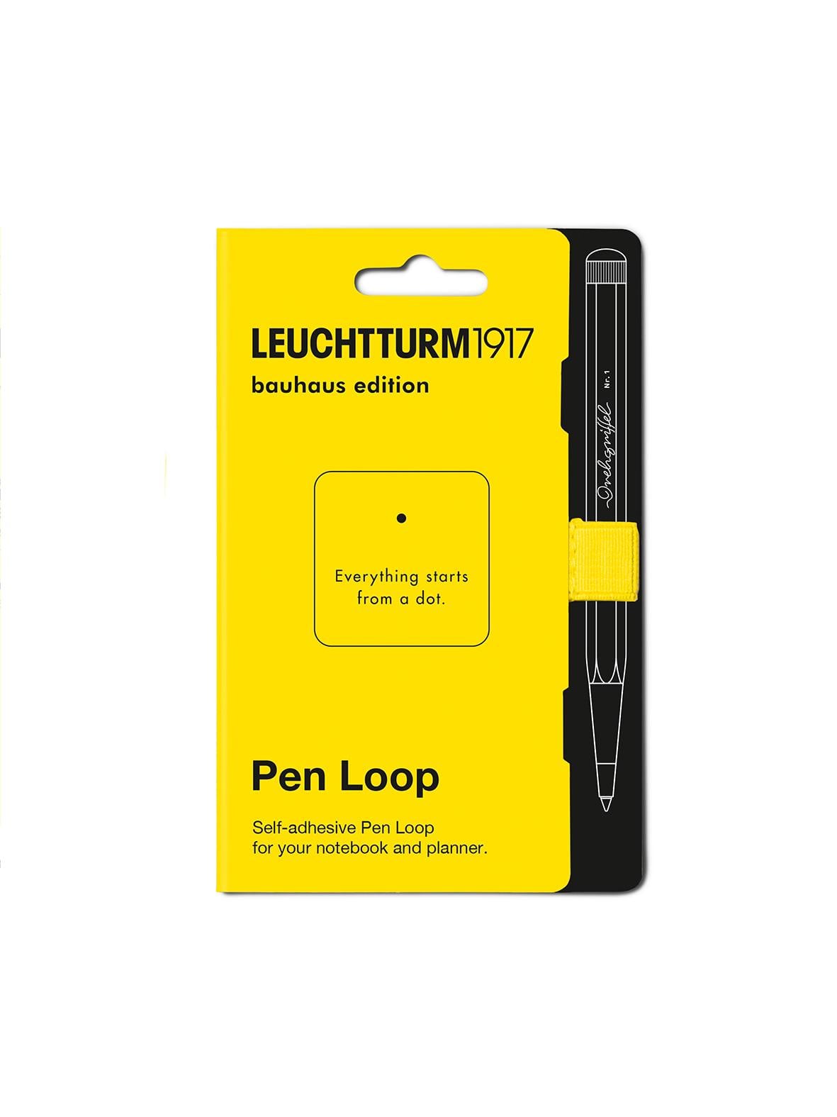 Тримач для ручки Leuchtturm1917 Bauhaus Edition Лимонний (359774) Тримач для ручки Leuchtturm1917 Bauhaus Edition Лимонний (359774)