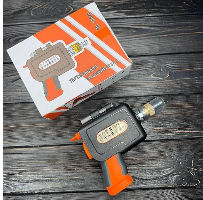 Отвертка-пистолет с насадками (NM6070) - фото 3