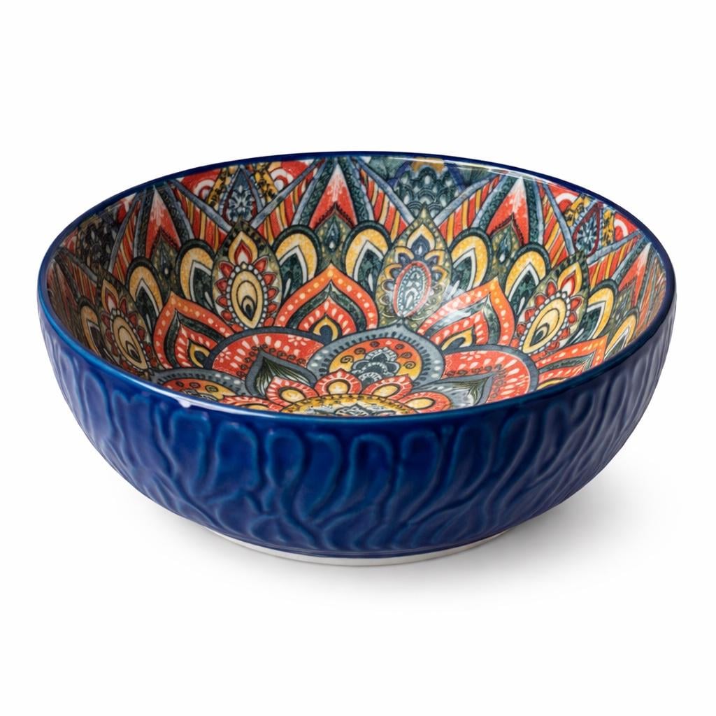 Салатник Olens Рисованное 800 мл Синий (8030-459)