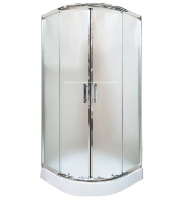 Душевая кабина KO&PO R-522 поддон 15 см матовое стекло 6 мм раздвижная дверь 90х90х195 см Хром (C15356) - фото 6 Душевая кабина KO&PO R-522 поддон 15 см матовое стекло 6 мм раздвижная дверь 90х90х195 см Хром (C15356) - фото 6