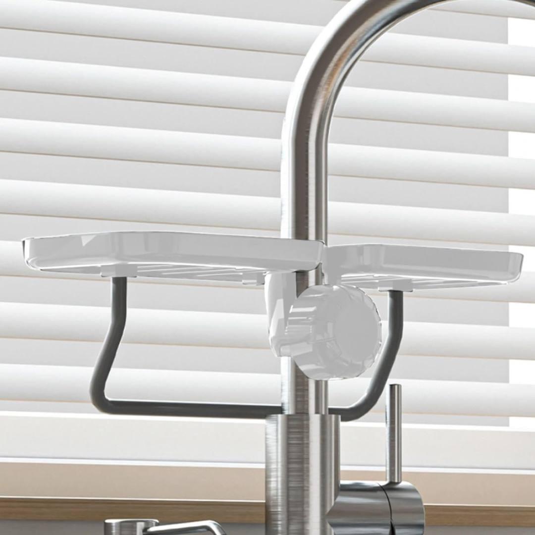 Органайзер для кухни Bodasan держатель для полотенца и губки Белый (2458096256) - фото 3 Органайзер для кухни Bodasan держатель для полотенца и губки Белый (2458096256) - фото 3