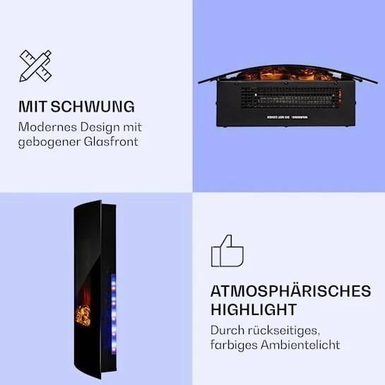 Камін електричний KLARSTEIN Lausanne Lamington (10038005) - фото 3 Камін електричний KLARSTEIN Lausanne Lamington (10038005) - фото 3