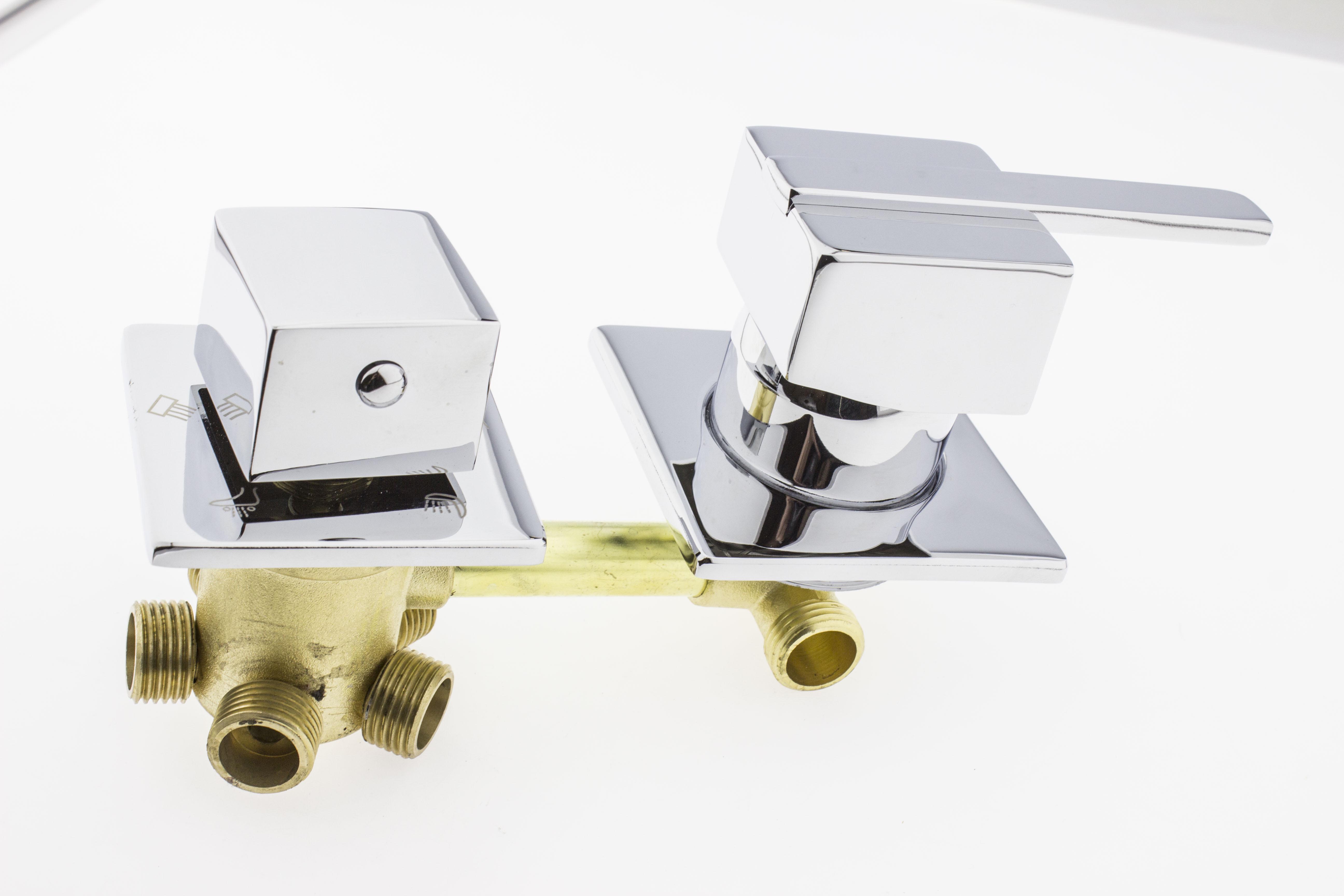 Змішувач для душової кабіни на п'ять положень під гайку у стійку душової кабіни (Г-5\10) - фото 9 Змішувач для душової кабіни на п'ять положень під гайку у стійку душової кабіни (Г-5\10) - фото 9