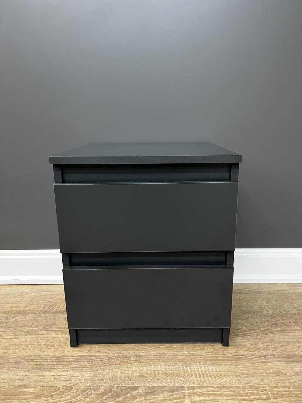 Тумба приліжкова Кватро 400x480x340 мм Антрацитовий - фото 5