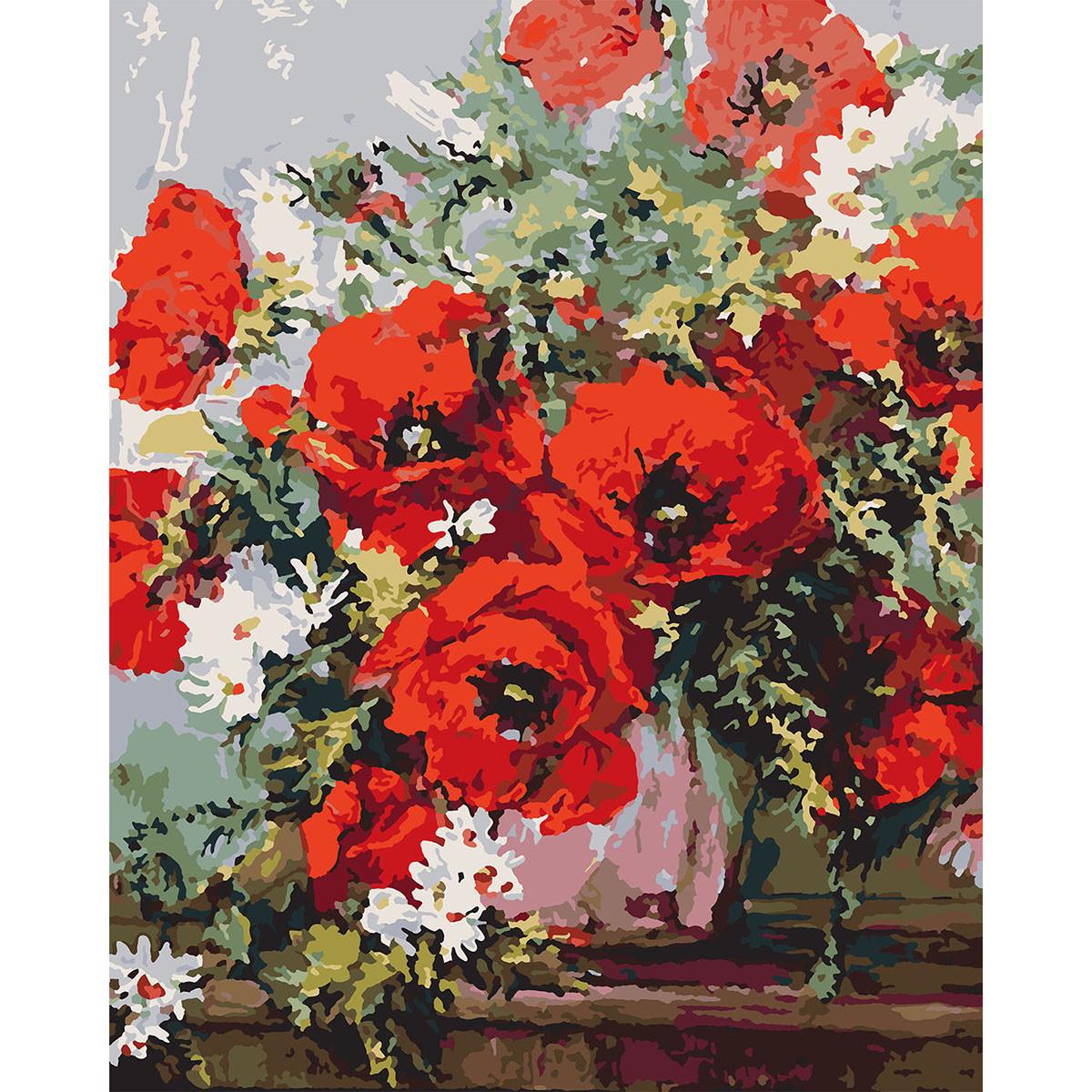 Картина по номерам Santi в подарочной коробке Летний букет 40x50 см (953890)