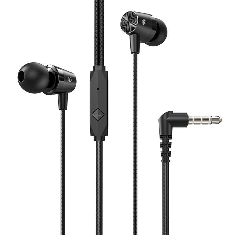 Наушники HOCO Cresta universal earphones with microphone M79 Black