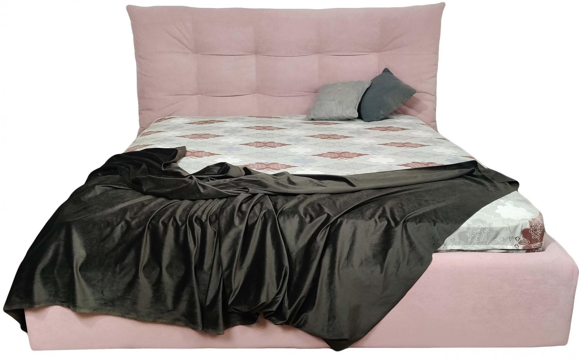 Кровать двуспальная BNB Calypso Comfort Simple с подъемным механизмом и нишей для белья 140х190 см Розовый (bnb_190_0023)