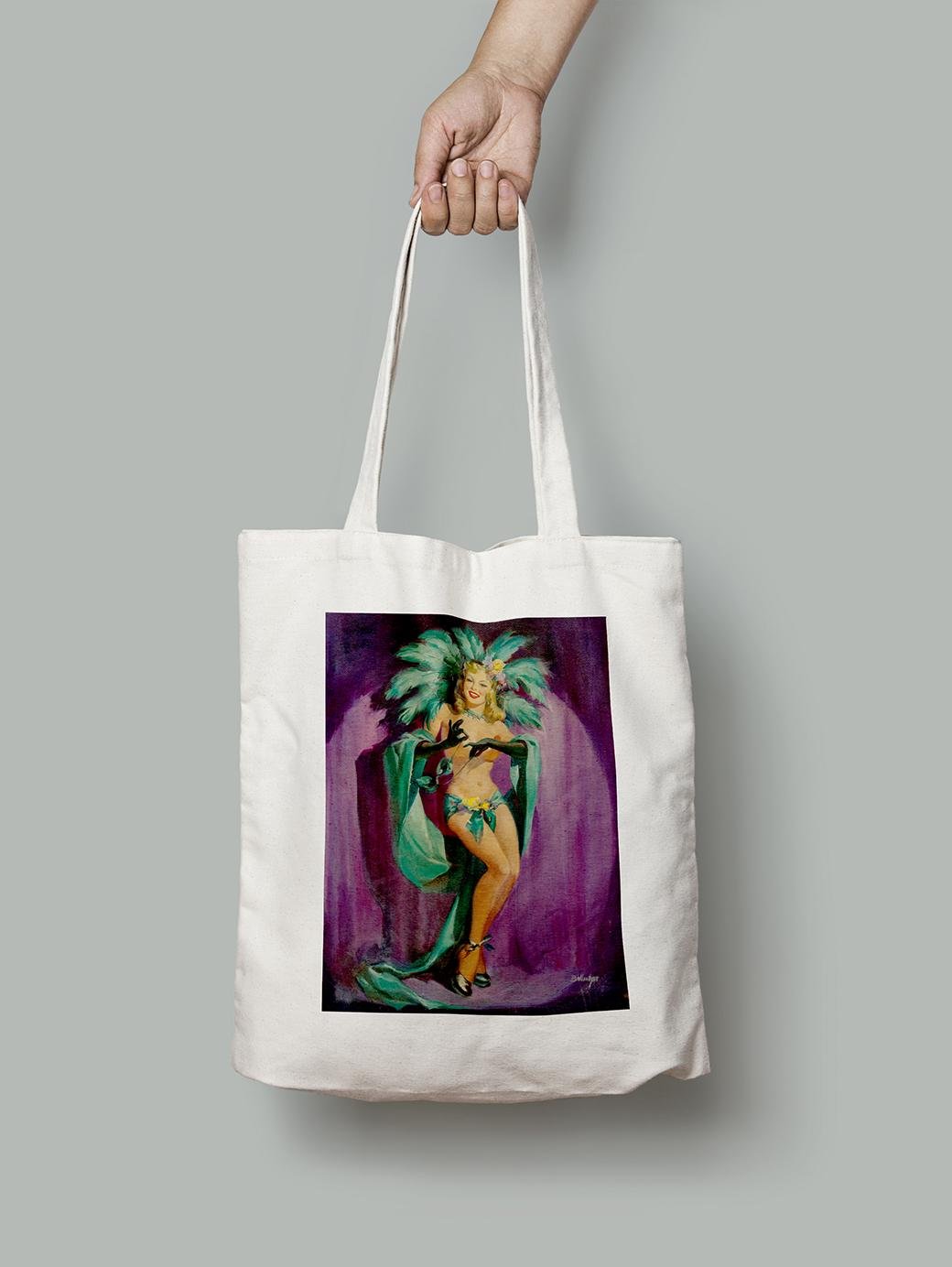 Эко-сумка Блондинка на сцене. Джойс Баллантайн шопер (pin_up010266_Bag)