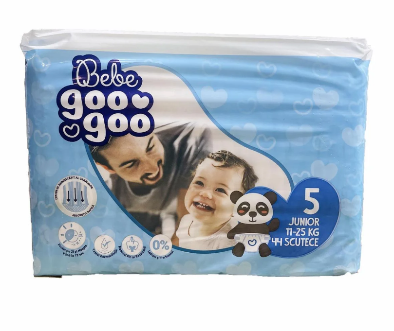 Підгузки дитячі Bebe Goo Goo 5 44 шт. (5948688033703)