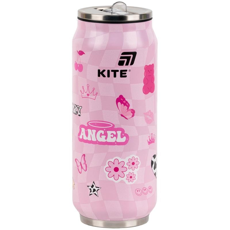 Термочашка с трубочкой KITE Angel 500 мл (K25-1264-2)