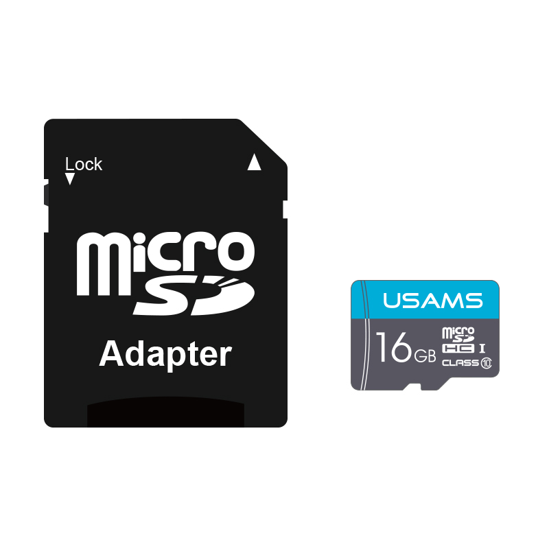Карта памяти Usams High Speed TF Card 16 Gb US-ZB117 exFAT Adapter (537535)