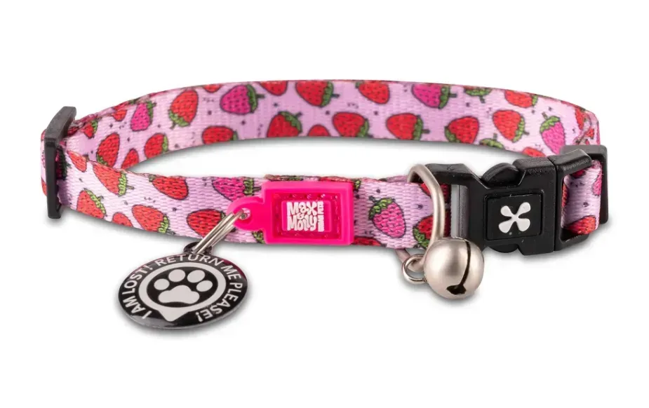 Ошейник Smart ID Max & Molly Smart ID Collar Strawberry Dream One Size (221021)