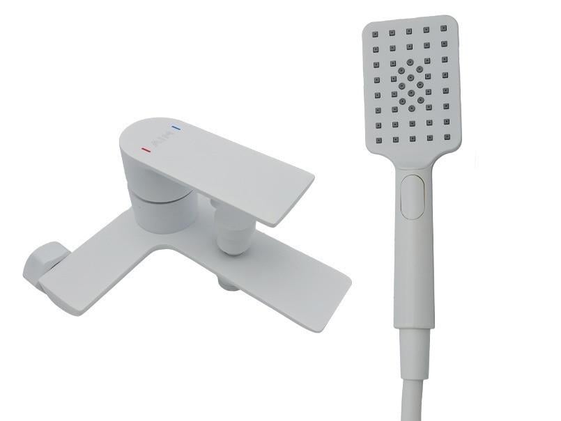 Смеситель для ванной AIM DG01130 Frosted white