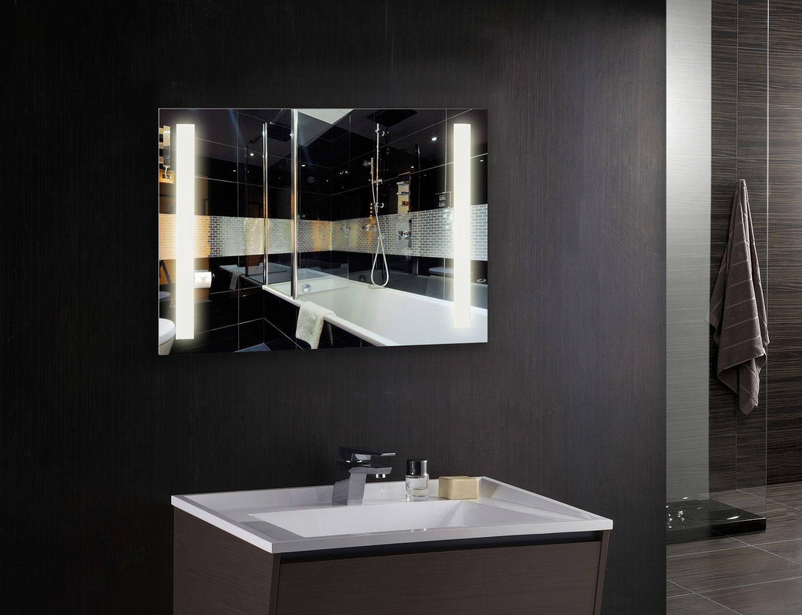 Зеркало с LED подсветкой Seria A ML - 02 900х600х30 мм