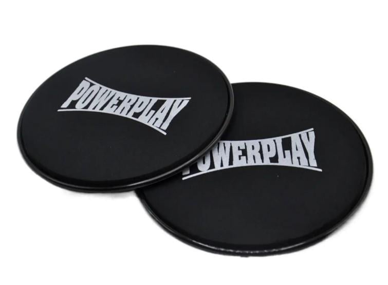 Диски-слайдеры для скольжения PowerPlay 4332 Sliding Disk Ø 18 см Черный (PP_4332_Black)