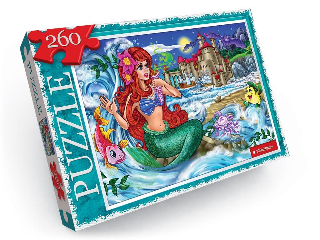 Пазлы детские Русалочка 330х230 мм 260 эл.