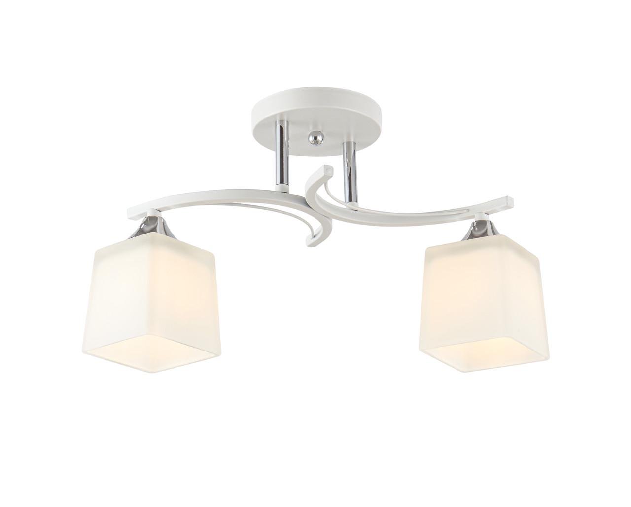 Потолочная люстра Sirius на 2 плафона Белый (196369/2) - фото 1 Потолочная люстра Sirius на 2 плафона Белый (196369/2) - фото 1